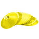 Yellow Low Profile Cones (Dozen)