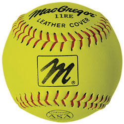 MacGregor®X44RE USA 11 in. Slow Pitch Softballs (Dozen)