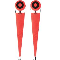 Padded Flip Down Box & Solid Orange Chain Set