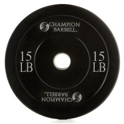 Olympic Rubber Plate Black 15lb