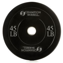 Olympic Rubber Plate Black 45lb