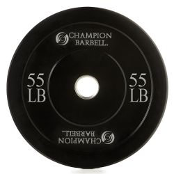Olympic Rubber Plate Black 55lb
