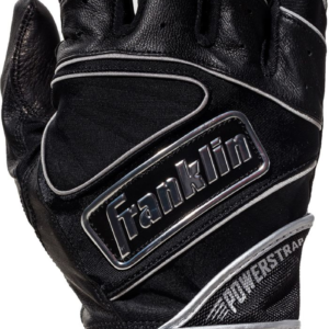 Franklin Adult Powerstrap Chrome Batting Gloves