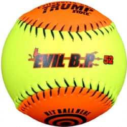 Trump® AK-EVIL-BP52 12" Practice 52/300 Synthetic Softballs (Dozen)
