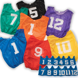 Lightweight Numbered Scrimmage Vest - Adult (Dozen)