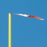 Goal Post  Wind Direction Flags 4''x42''  (Set of Four)