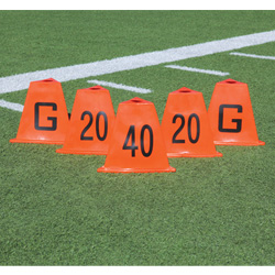 Flag Football Stackable Sideline Markers (5 Piece Set)