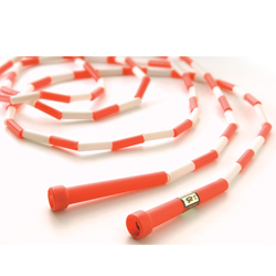 10' Segmented Skip Rope Red/White