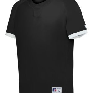 YOUTH BASELINE COVERED PLACKET BASEBALL JERSEY