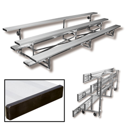 4 Row 8' Tip n' Roll Bleacher (seats 20)