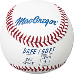 MacGregor®Safe/Soft Baseballs - Level 1 (Dozen)