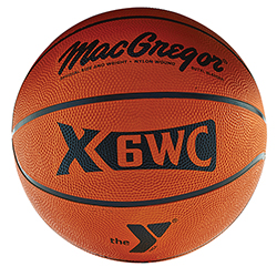 MacGregor®YMCA Rubber Basketball - Official Size 29.5 in.
