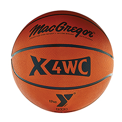 MacGregor®YMCA Rubber Basketball - Junior Size 27.5 in.