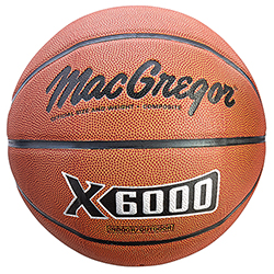 MacGregor®X6000 Indoor/Outdoor Basketball - Official Size 29.5 in.