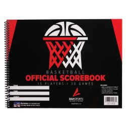 BSN SPORTS Basketball Scorebook (30 Games)