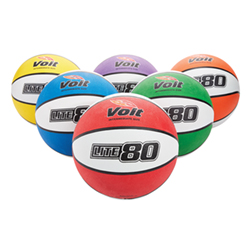 Voit Lite 80 Basketball - 28.5 in. Intermediate - Color My Class (Set of 6)