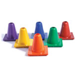 6 in. Game Cones - Color My Class (Set of 6)