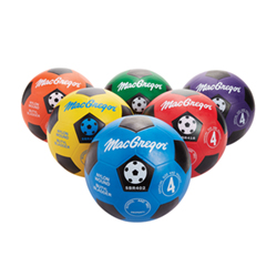Multicolor Soccer Balls - Size 4 - Color My Class (Set of 6)