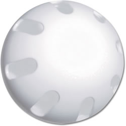 12 in. Plastic Curve Softball