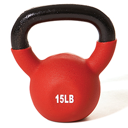 Champion Barbell Vinyl Coated Kettlebell (15lb)