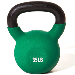 Champion Barbell Vinyl Coated Kettlebell (35lb)