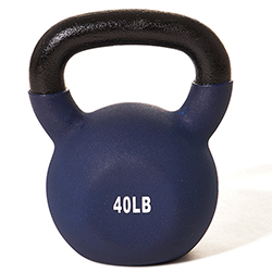 Champion Barbell Vinyl Coated Kettlebell (40lb)