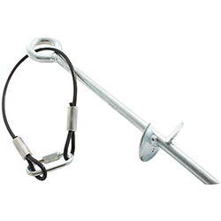 Soccer Goal Anchor - Auger Style